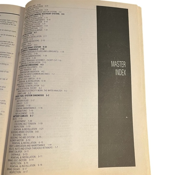 Chilton Honda Civic/Del Sol 1996-00 Repair Manual - Picture 6 of 11